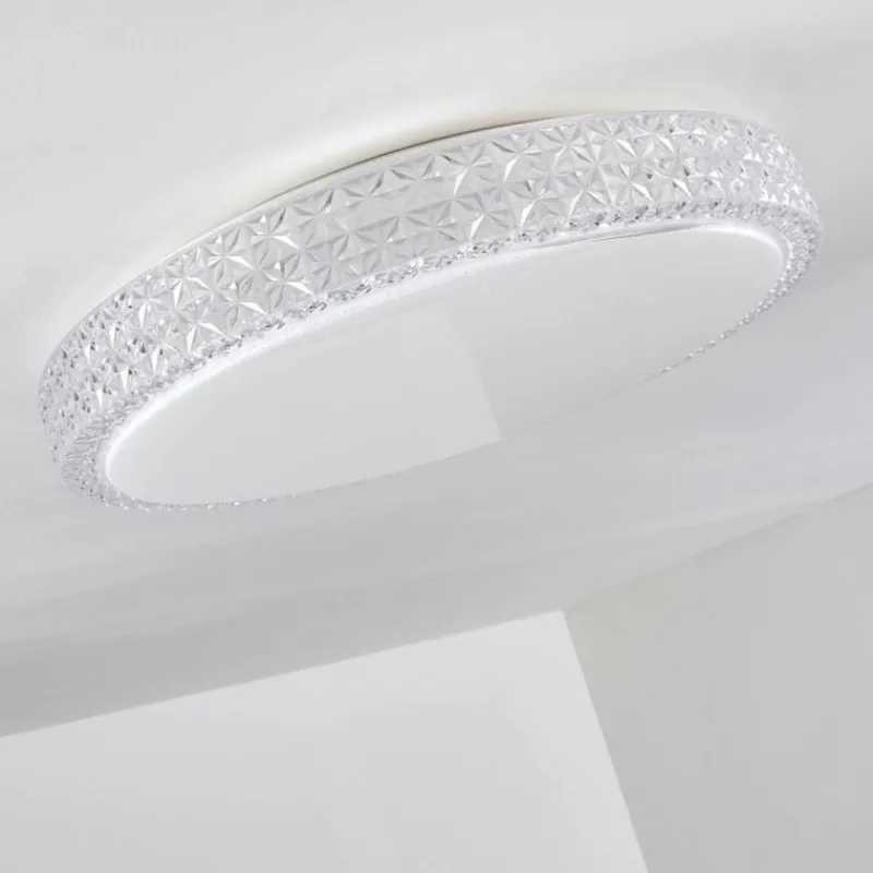 hofstein Plafonnier Norra LED Blanc, 1 lumière, Télécommandes