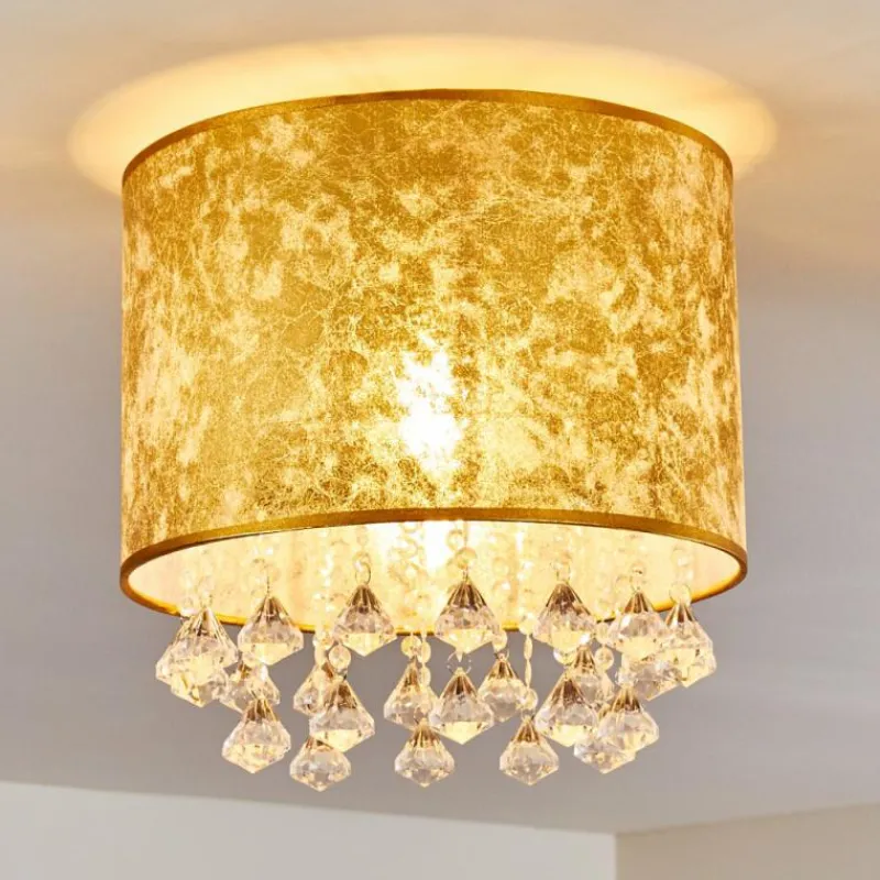 hofstein Plafonnier Norrfors Argenté, Transparent, 1 lumière