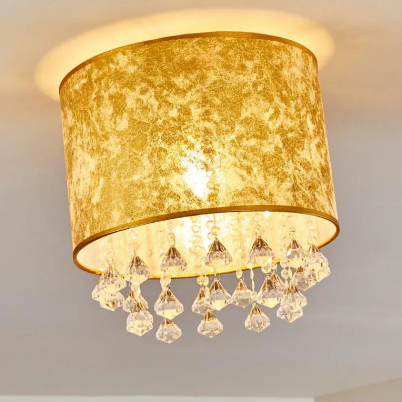 hofstein Plafonnier Norrfors Argenté, Transparent, 1 lumière