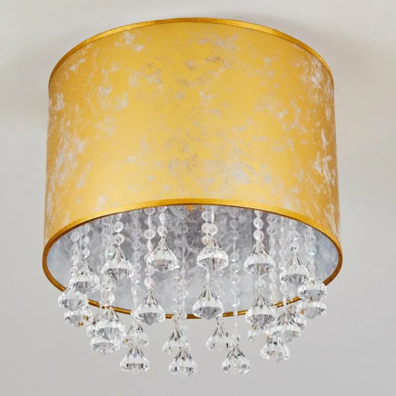 hofstein Plafonnier Norrfors Argenté, Transparent, 1 lumière