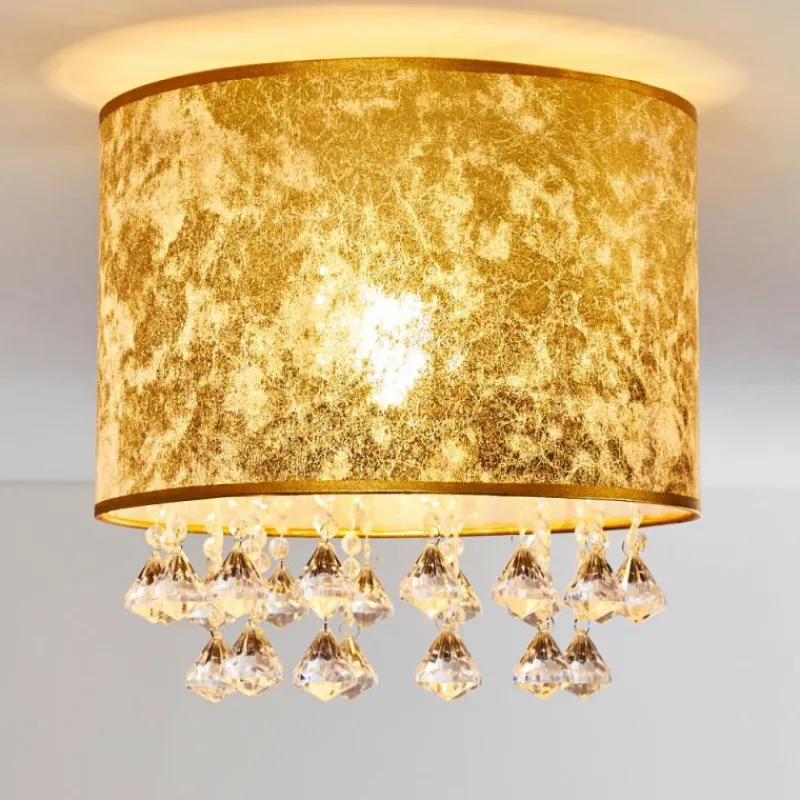 hofstein Plafonnier Norrfors Argenté, Transparent, 1 lumière