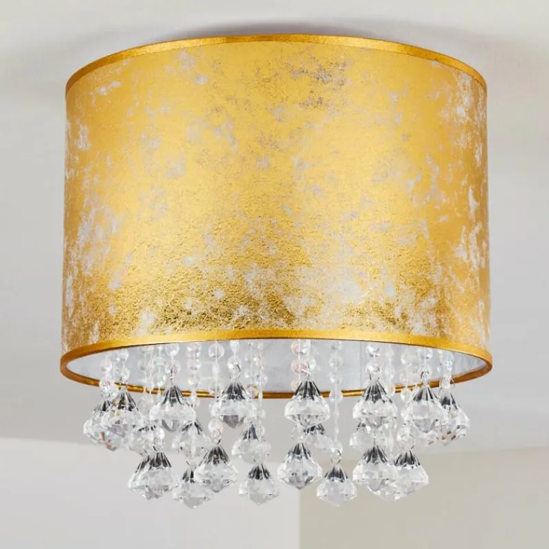 hofstein Plafonnier Norrfors Argenté, Transparent, 1 lumière