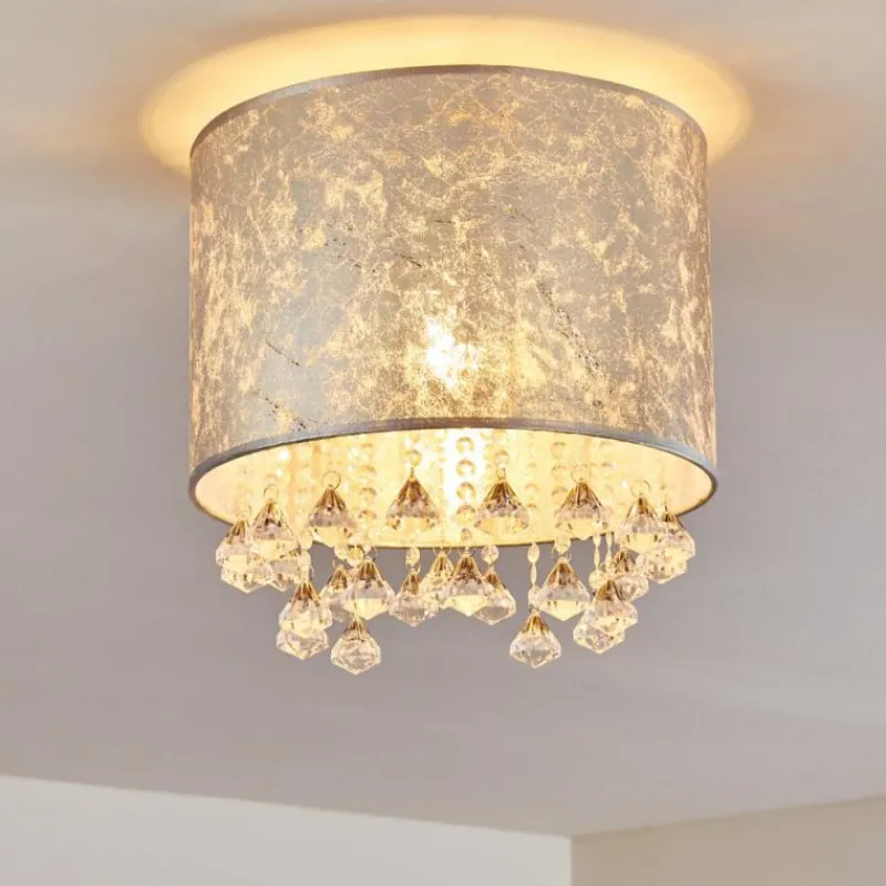 Lampes En Tissu-hofstein Plafonnier Norrfors Argenté, 1 lumière