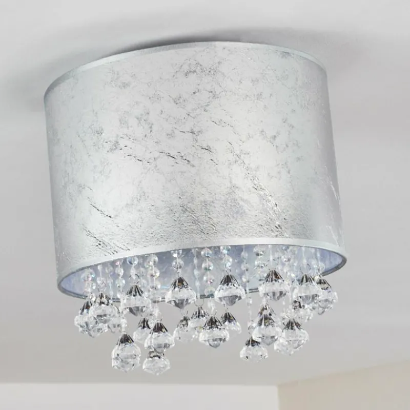 Lampes En Tissu-hofstein Plafonnier Norrfors Argenté, 1 lumière