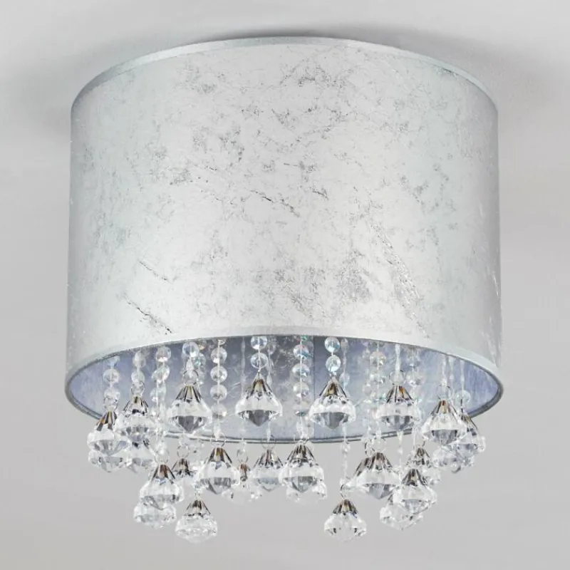 Lampes En Tissu-hofstein Plafonnier Norrfors Argenté, 1 lumière