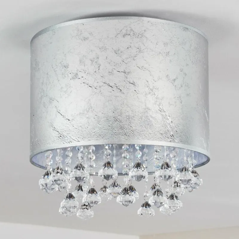 Lampes En Tissu-hofstein Plafonnier Norrfors Argenté, 1 lumière