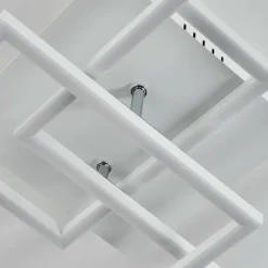 hofstein Plafonnier Oberegg LED Chrome, Blanc, 1 lumière, Télécommandes