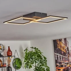 hofstein Plafonnier Obo LED Noir, 1 lumière