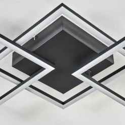 hofstein Plafonnier Obo LED Noir, 1 lumière