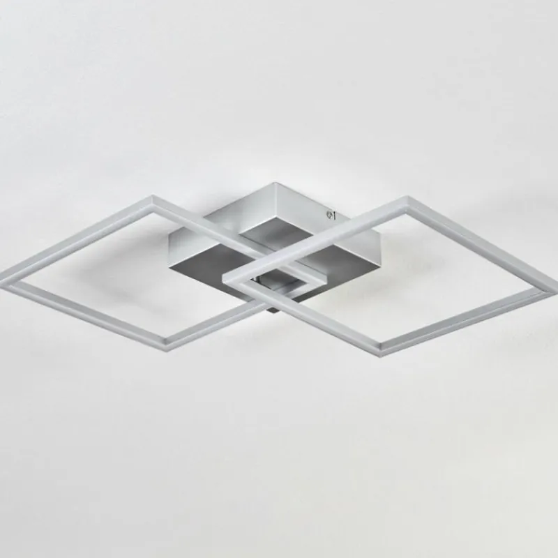 hofstein Plafonnier Obo LED Titane, 1 lumière
