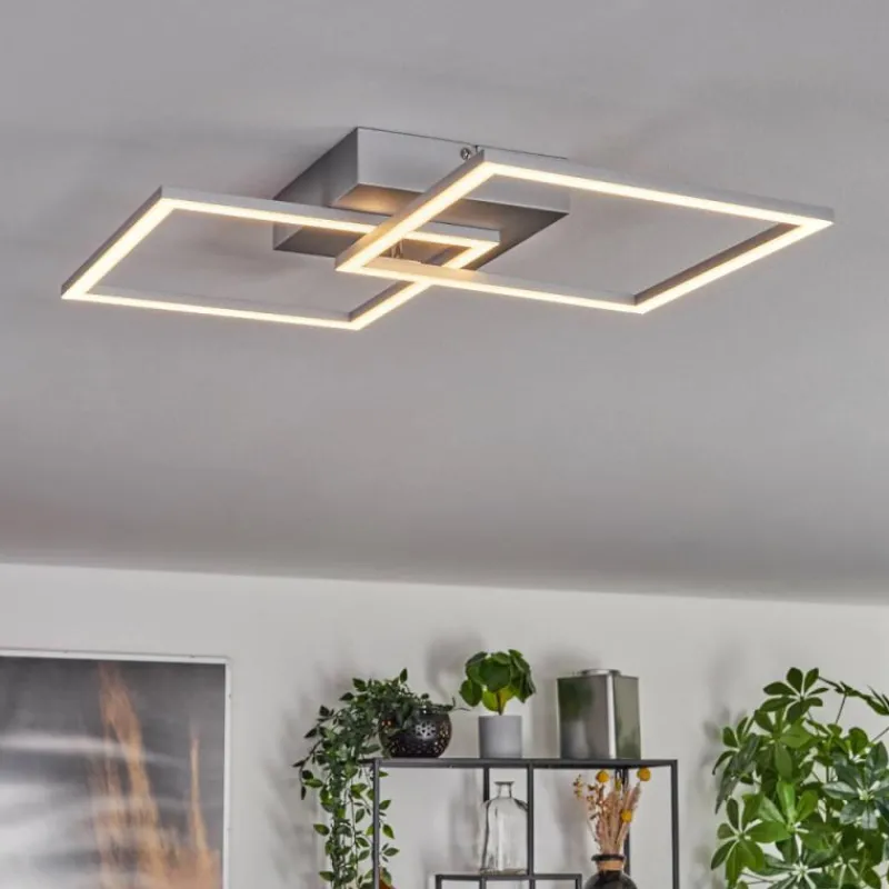 hofstein Plafonnier Obo LED Titane, 1 lumière