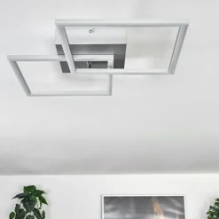 hofstein Plafonnier Obo LED Titane, 1 lumière