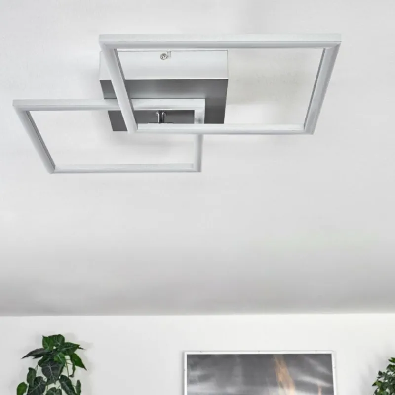 hofstein Plafonnier Obo LED Titane, 1 lumière