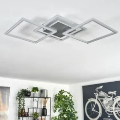 hofstein Plafonnier Obo LED Titane, 1 lumière