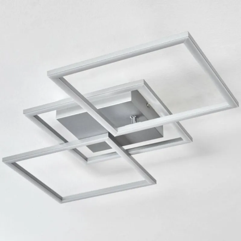 hofstein Plafonnier Obo LED Titane, 1 lumière