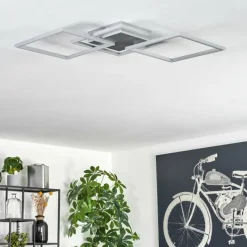 hofstein Plafonnier Obo LED Titane, 1 lumière