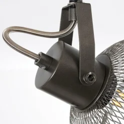 Lampes Vintages & Rétros-hofstein Plafonnier Oksevej Argenté, 4 lumières