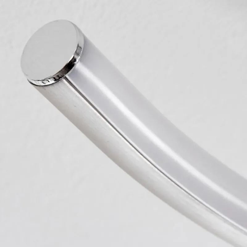 hofstein Plafonnier Olok LED Nickel mat, 1 lumière, Télécommandes