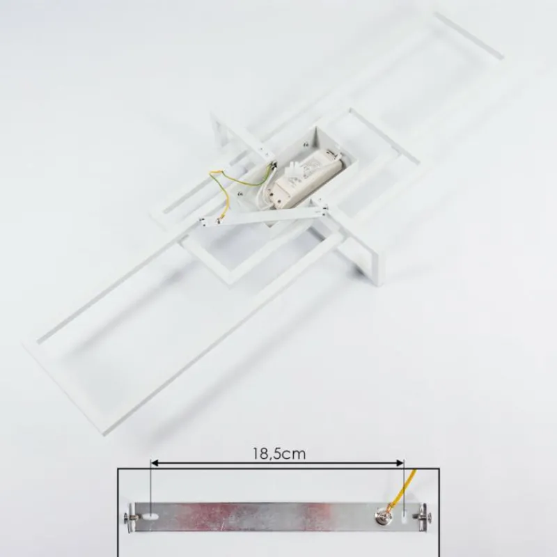 hofstein Plafonnier Omega LED Blanc, 1 lumière