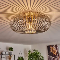 Lampes Industrielles-hofstein Plafonnier Oravi Argenté, 1 lumière