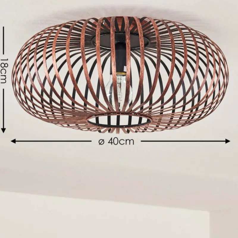 hofstein Plafonnier Oravi Cuivre, 1 lumière
