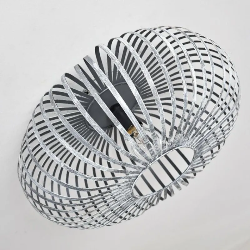 hofstein Plafonnier Oravi Gris, Argenté, 1 lumière