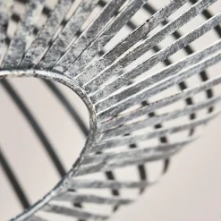 hofstein Plafonnier Oravi Gris, Argenté, 1 lumière