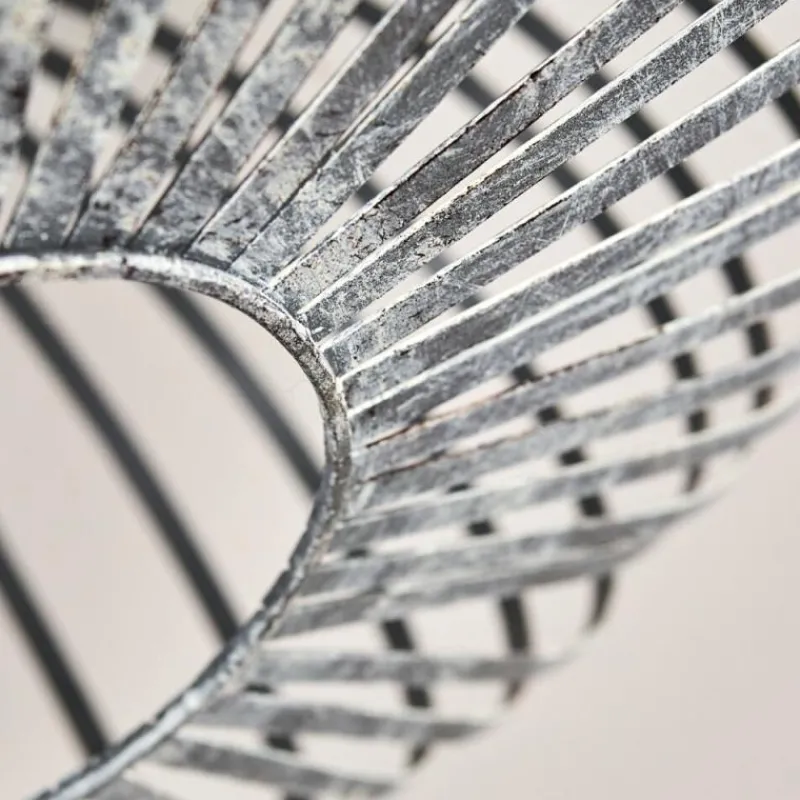 hofstein Plafonnier Oravi Gris, Argenté, 1 lumière