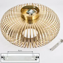 Luminaires Scandinaves-hofstein Plafonnier Oravi Laiton, 1 lumière