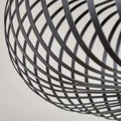 Style Boho-Chic-hofstein Plafonnier Oravi Noir, 1 lumière