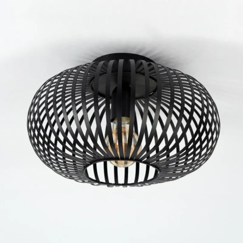 hofstein Plafonnier Oravi Noir, 1 lumière