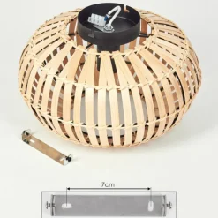 Luminaires Scandinaves-hofstein Plafonnier Oravi Noir, 1 lumière