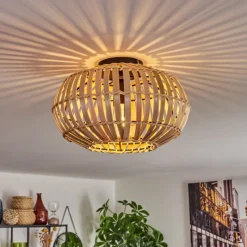 Luminaires Scandinaves-hofstein Plafonnier Oravi Noir, 1 lumière