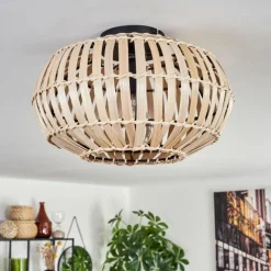 Luminaires Scandinaves-hofstein Plafonnier Oravi Noir, 1 lumière