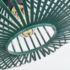 Lampes Industrielles-hofstein Plafonnier Oravi Vert, 1 lumière