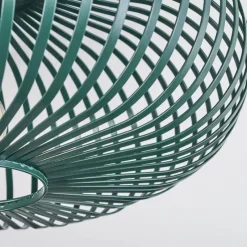 Lampes Industrielles-hofstein Plafonnier Oravi Vert, 1 lumière