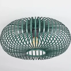 Lampes Industrielles-hofstein Plafonnier Oravi Vert, 1 lumière