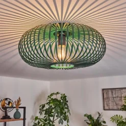Lampes Industrielles-hofstein Plafonnier Oravi Vert, 1 lumière