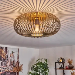 hofstein Plafonnier Oravi Vieux laiton, 1 lumière* Plafonniers