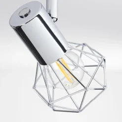 Lampes Vintages & Rétros-hofstein Plafonnier Orebro Chrome, 6 lumières