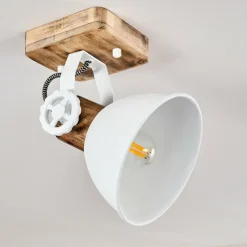 Lampes Vintages & Rétros-hofstein Plafonnier Orny Blanc, 1 lumière