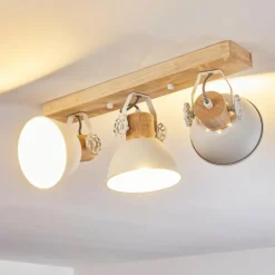 Lampes Vintages & Rétros-hofstein Plafonnier Orny Blanc, 3 lumières