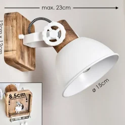 Lampes Vintages & Rétros-hofstein Plafonnier Orny Blanc, 1 lumière