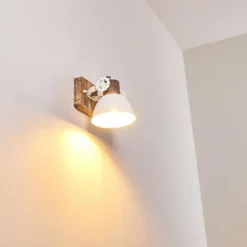 Lampes Vintages & Rétros-hofstein Plafonnier Orny Blanc, 1 lumière