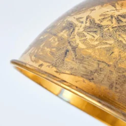 Lampes Industrielles-hofstein Plafonnier Orny Bronze, Bois clair, 1 lumière