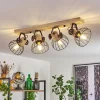 Lampes Industrielles-hofstein Plafonnier Orny Brun, Écru, 4 lumières