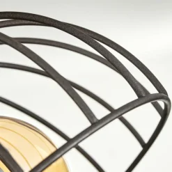 Lampes Industrielles-hofstein Plafonnier Orny Brun, Écru, 4 lumières