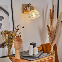 Lampes Industrielles-hofstein Plafonnier Orny Écru, Blanc, 1 lumière