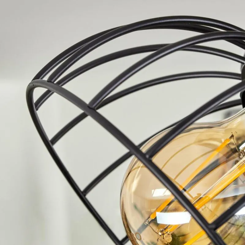 Lampes Industrielles-hofstein Plafonnier Orny Écru, Noir, 1 lumière