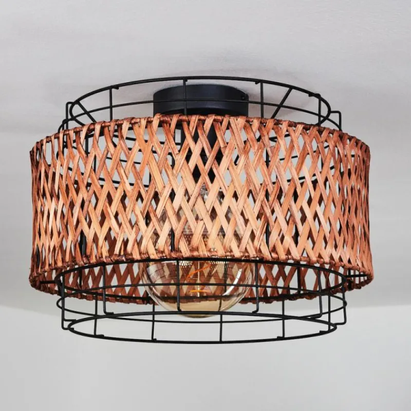 hofstein Plafonnier Otta Noir, 1 lumière